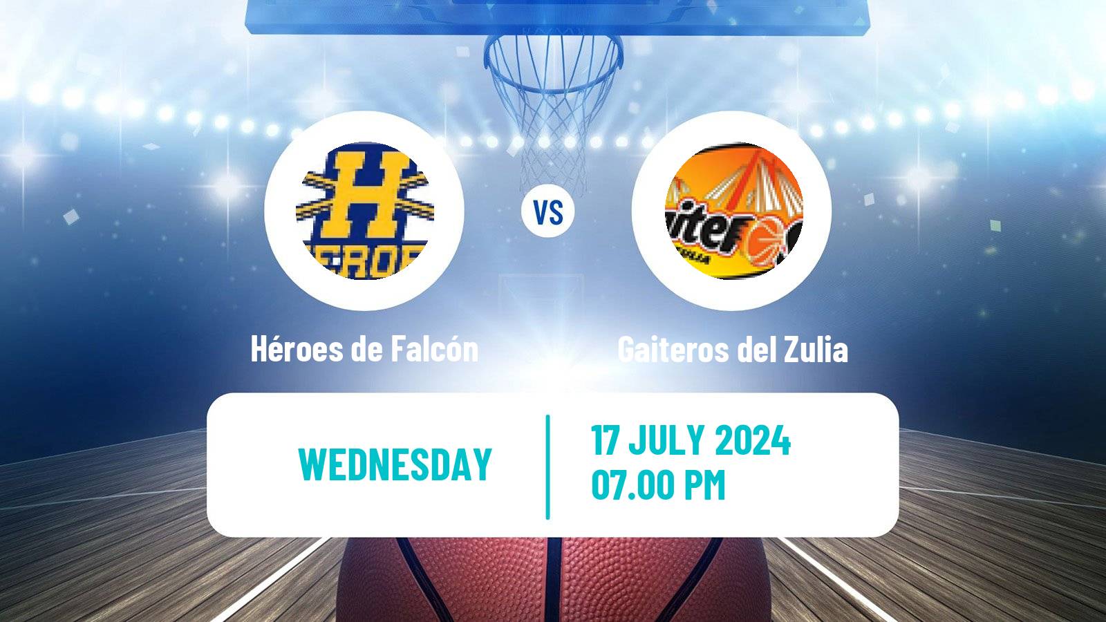 Basketball Venezuelan Superliga Basketball Héroes de Falcón - Gaiteros del Zulia