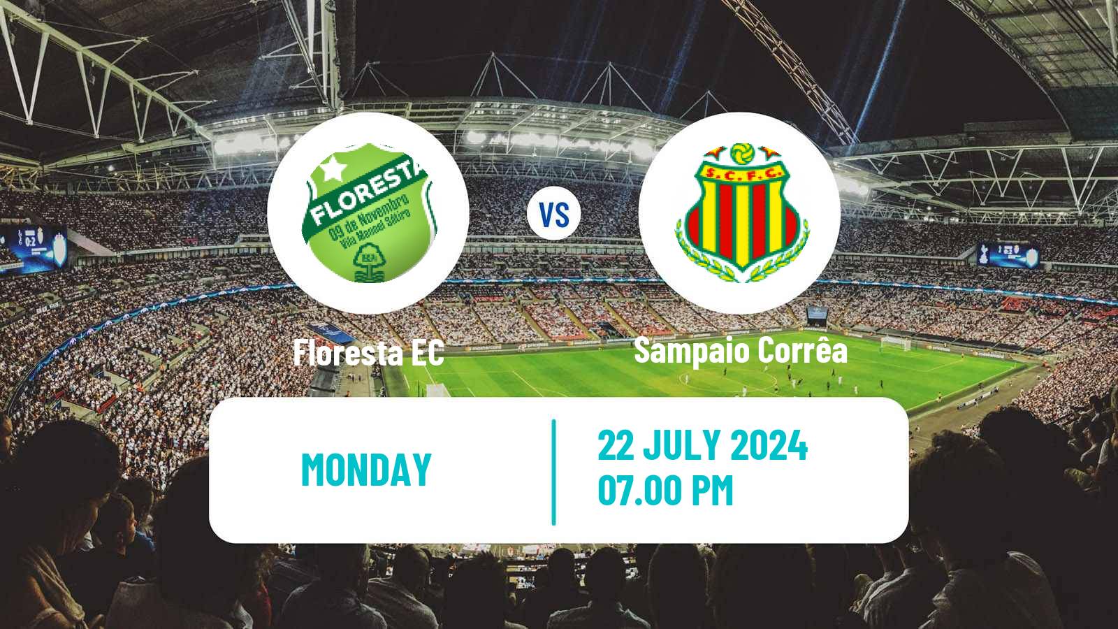 Soccer Brazilian Serie C Floresta - Sampaio Corrêa