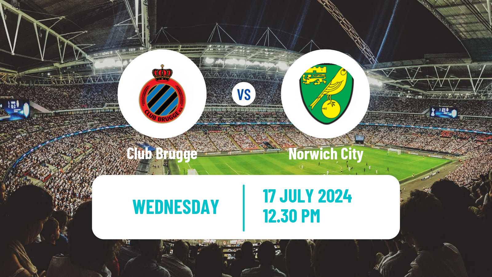 Soccer Club Friendly Club Brugge - Norwich City
