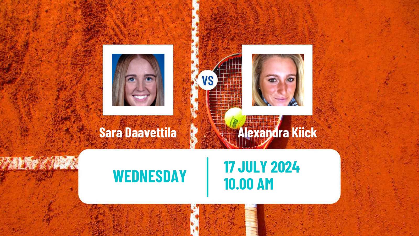 Tennis ITF W75 Evansville In Women Sara Daavettila - Alexandra Kiick