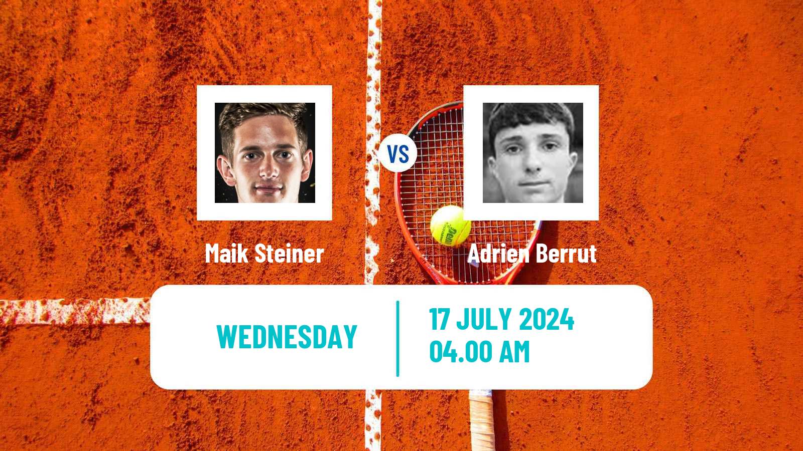 Tennis ITF M15 Uslar Men Maik Steiner - Adrien Berrut