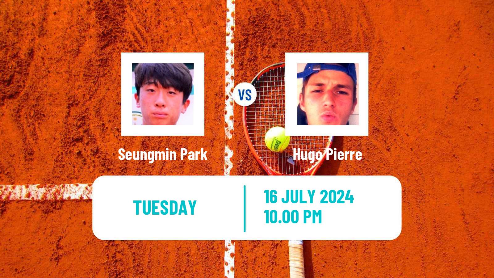 Tennis ITF M15 Nakhon Si Thammarat 6 Men Seungmin Park - Hugo Pierre