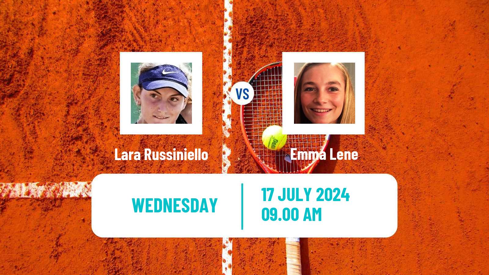 Tennis ITF W15 Casablanca Women Lara Russiniello - Emma Lene