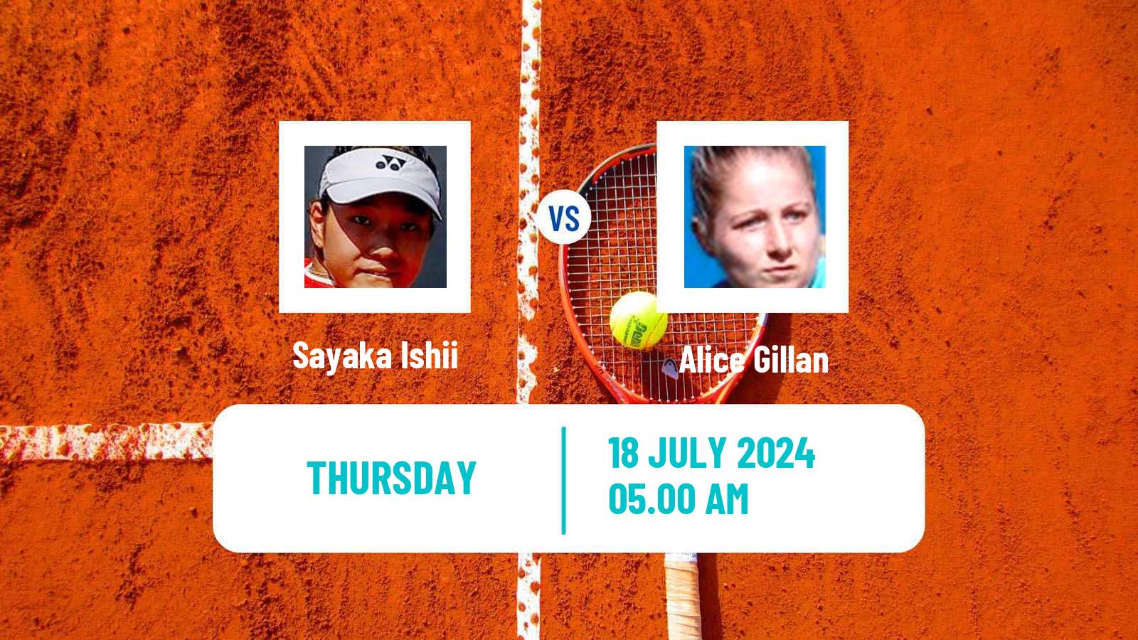 Tennis ITF W50 Nottingham Women Sayaka Ishii - Alice Gillan
