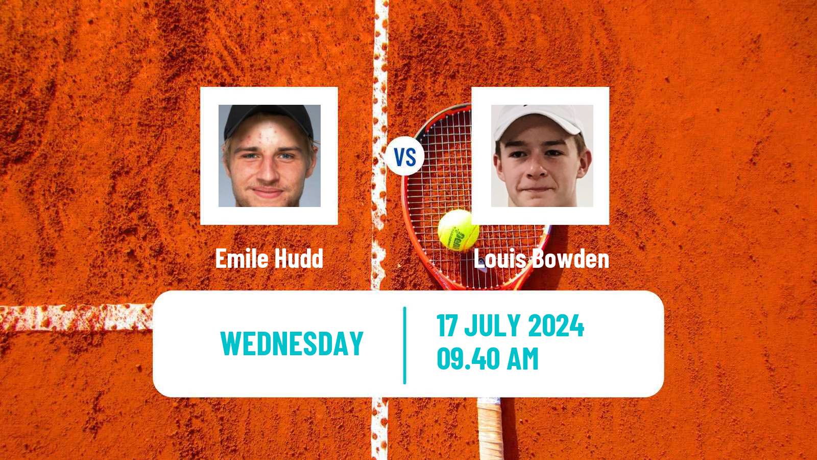 Tennis ITF M25 Nottingham 4 Men Emile Hudd - Louis Bowden