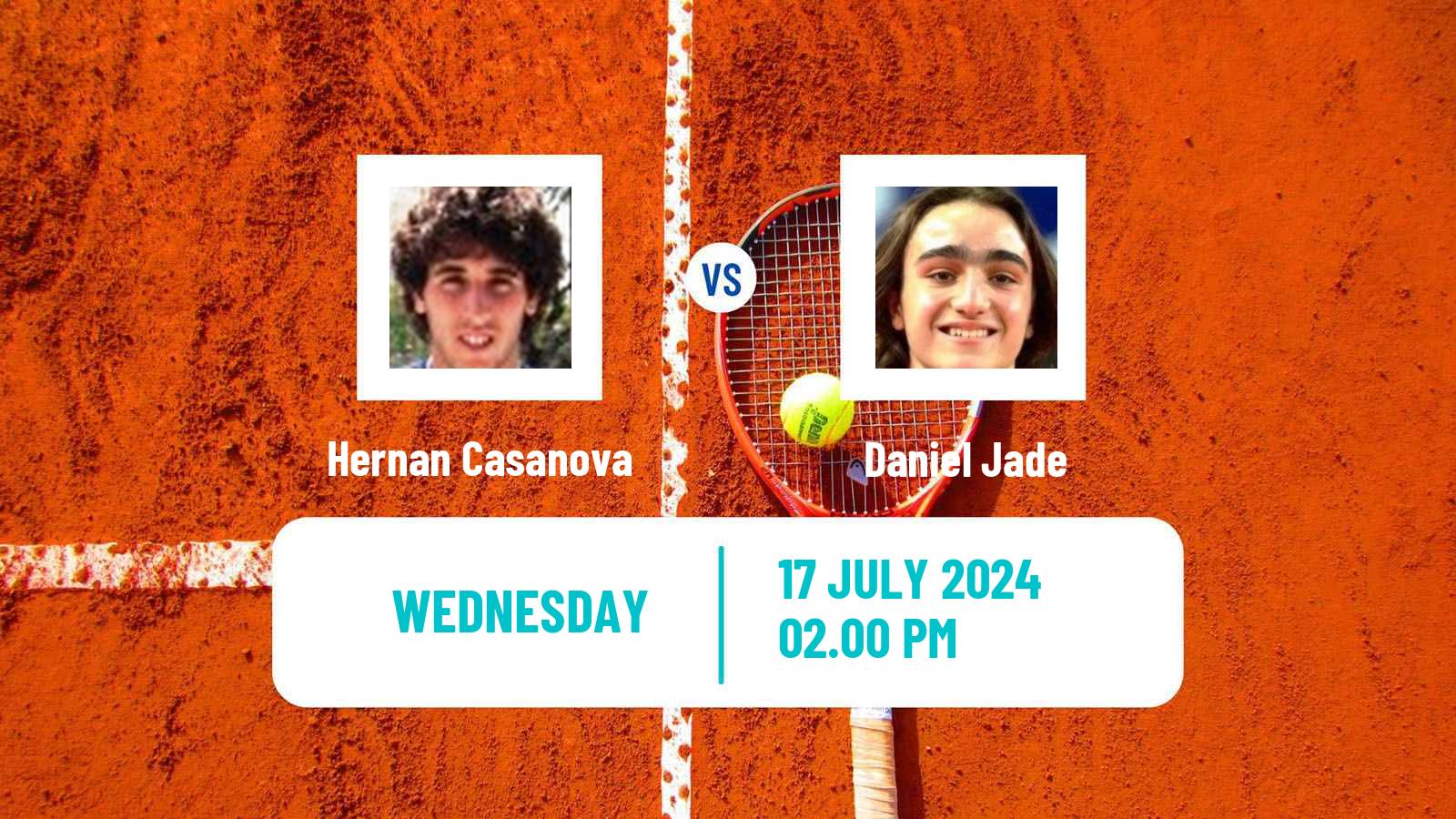 Tennis ITF M15 H Bastia Lucciana Men Hernan Casanova - Daniel Jade