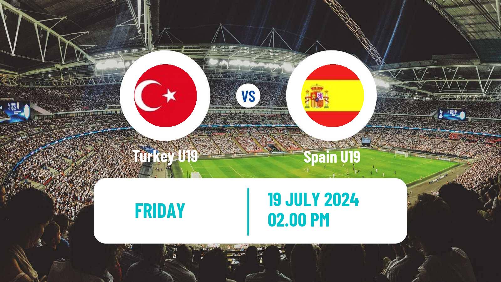Soccer UEFA Euro U19 Turkey U19 - Spain U19