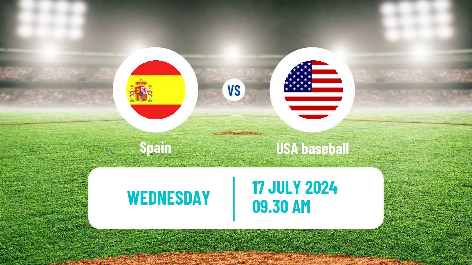 Baseball Friendly International Baseball Spain - USA