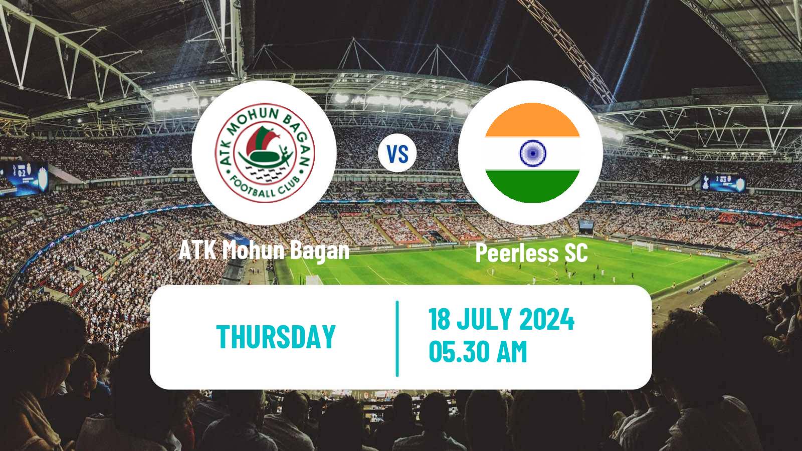 Soccer Calcutta Premier Division ATK Mohun Bagan - Peerless