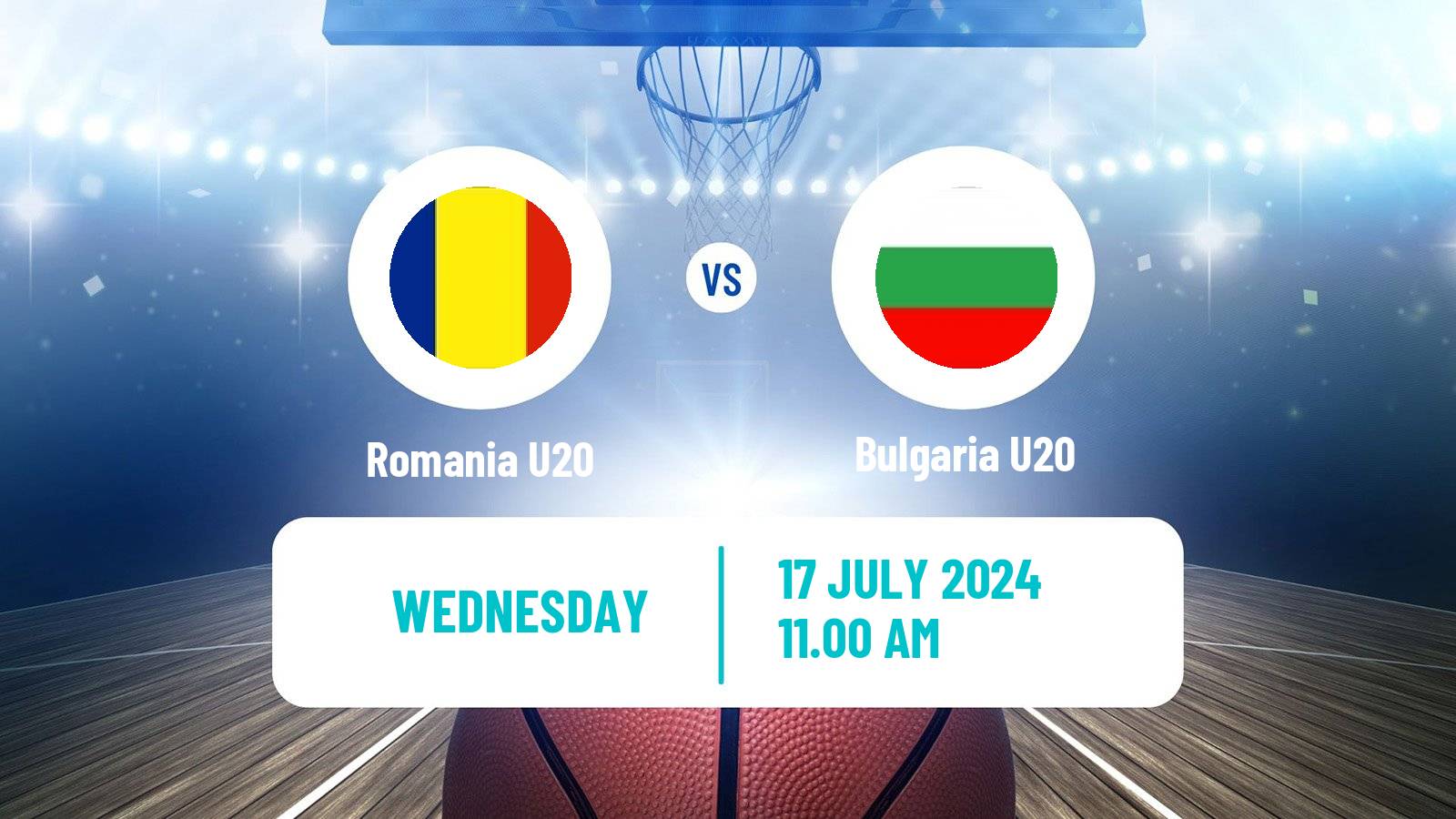 Basketball EuroBasket U20 B Romania U20 - Bulgaria U20