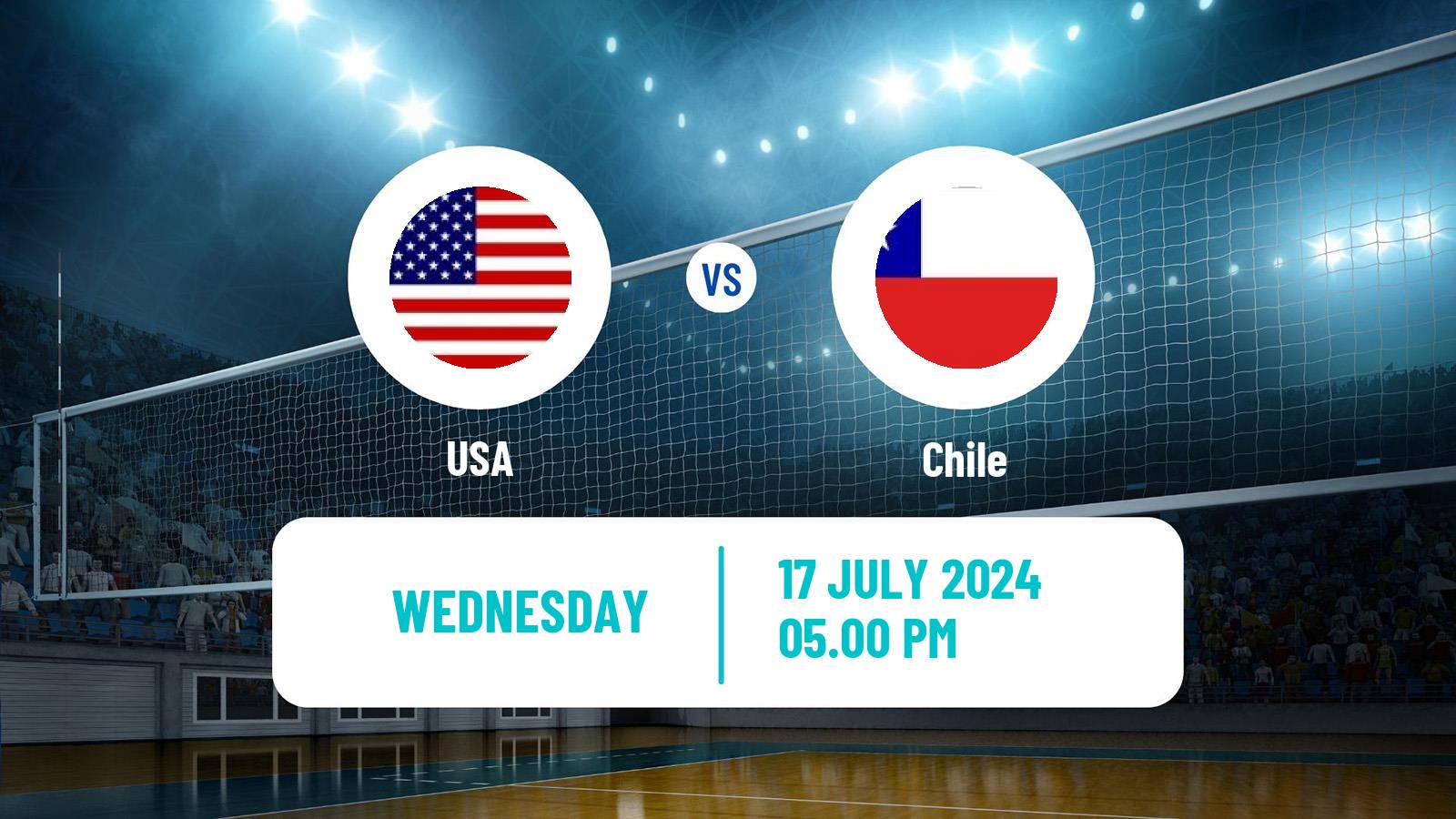 Volleyball Pan-American Cup Volleyball USA - Chile