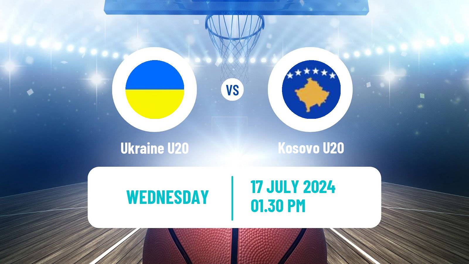 Basketball EuroBasket U20 B Ukraine U20 - Kosovo U20