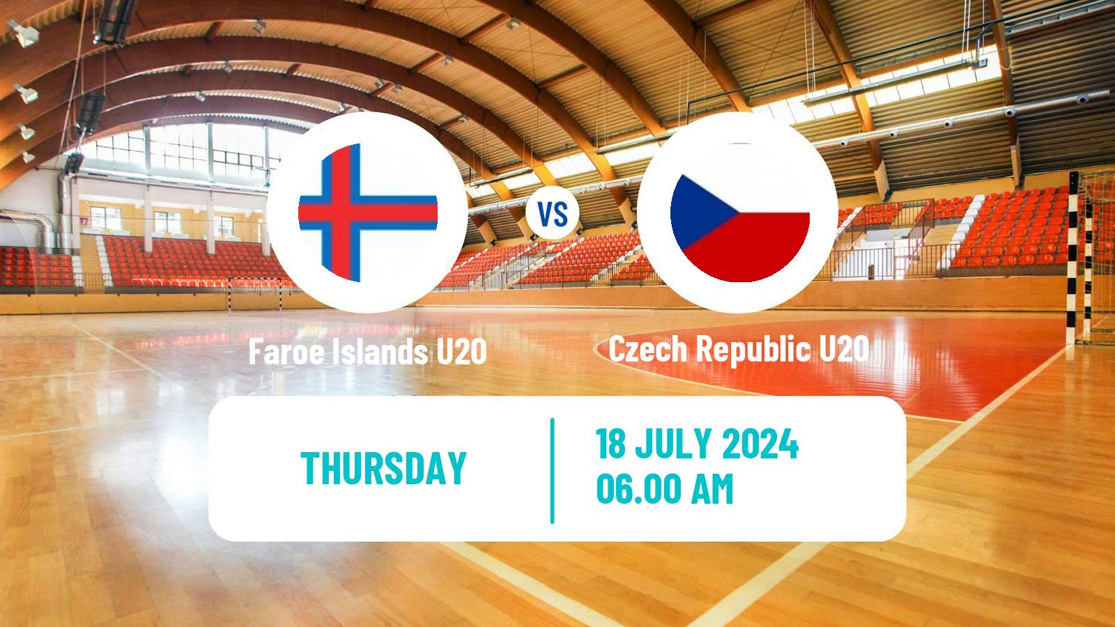 Handball European Championship U20 Handball Faroe Islands U20 - Czech Republic U20