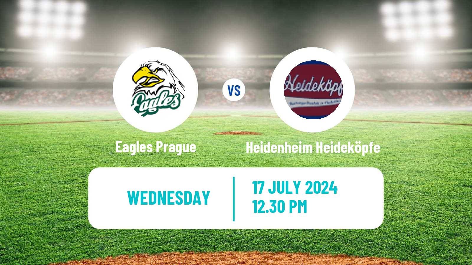 Baseball Champions Cup Baseball Eagles Prague - Heidenheim Heideköpfe