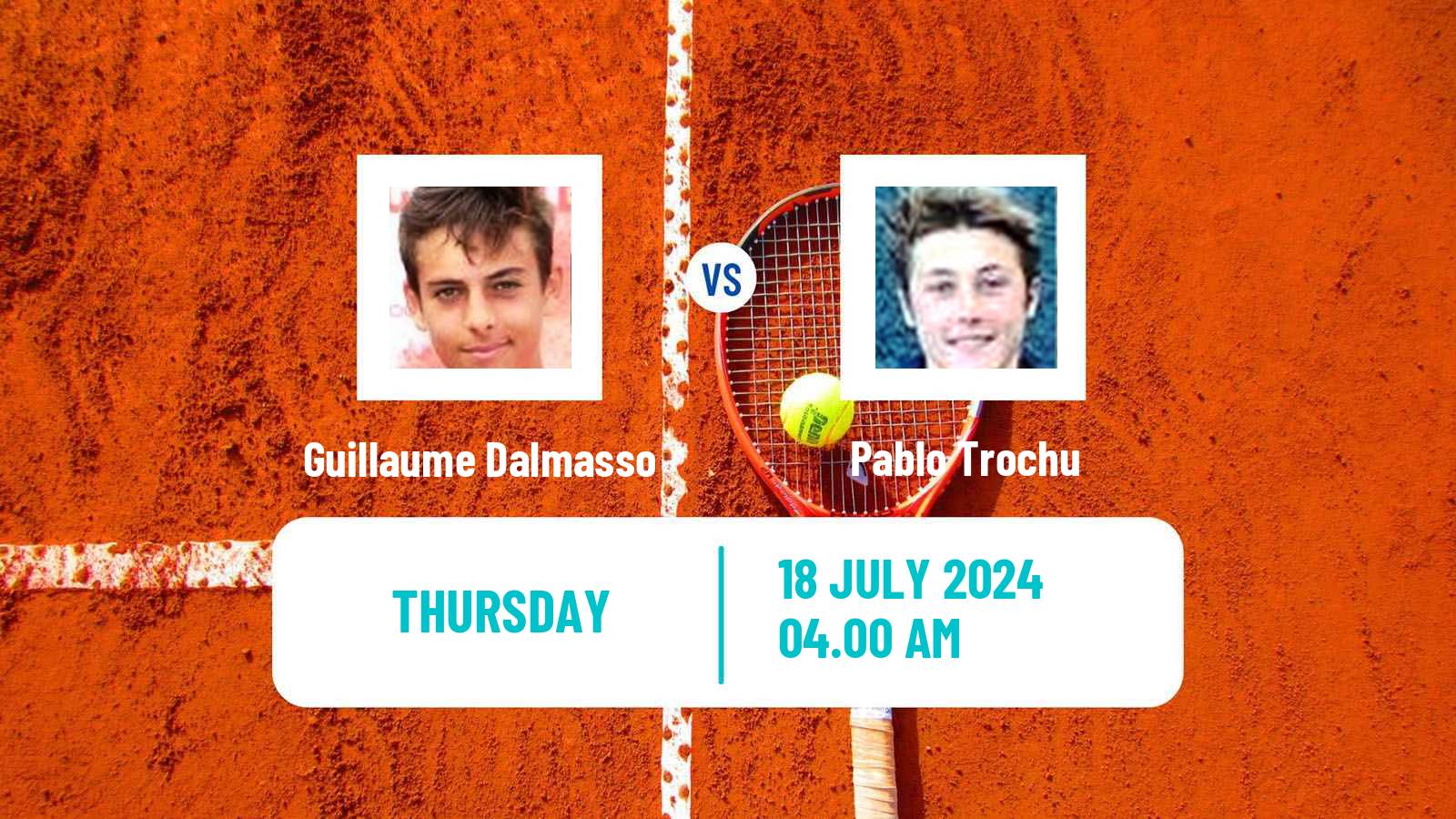 Tennis ITF M15 Monastir 29 Men Guillaume Dalmasso - Pablo Trochu