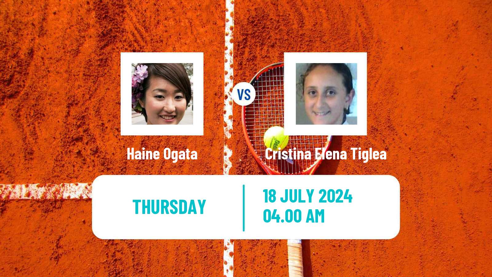 Tennis ITF W15 Monastir 27 Women Haine Ogata - Cristina Elena Tiglea