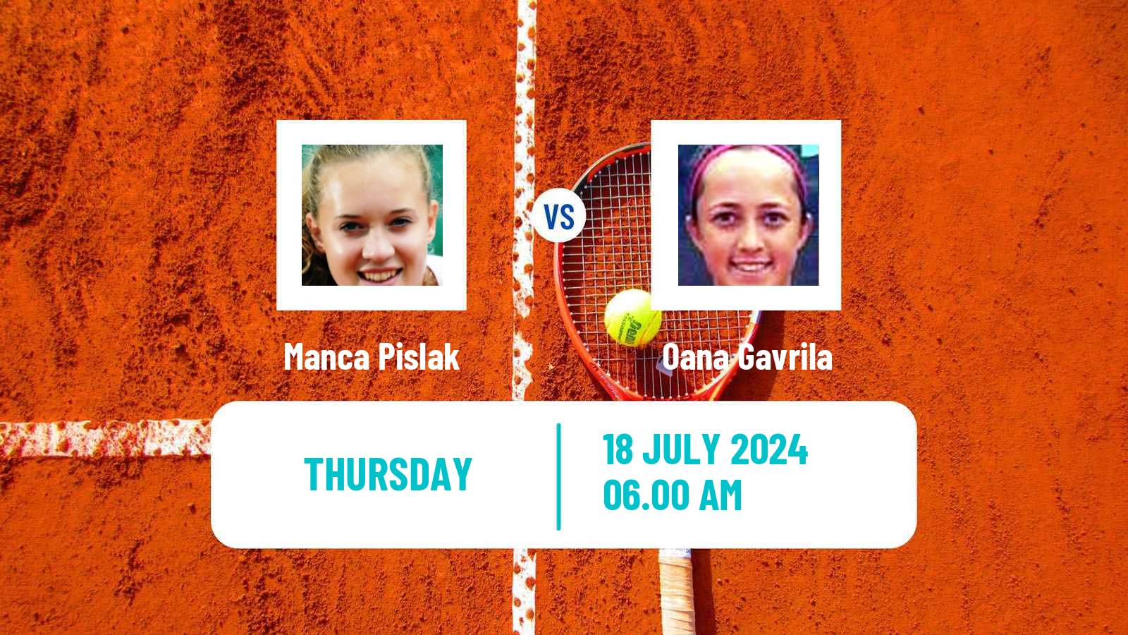 Tennis ITF W15 Krsko Women Manca Pislak - Oana Gavrila