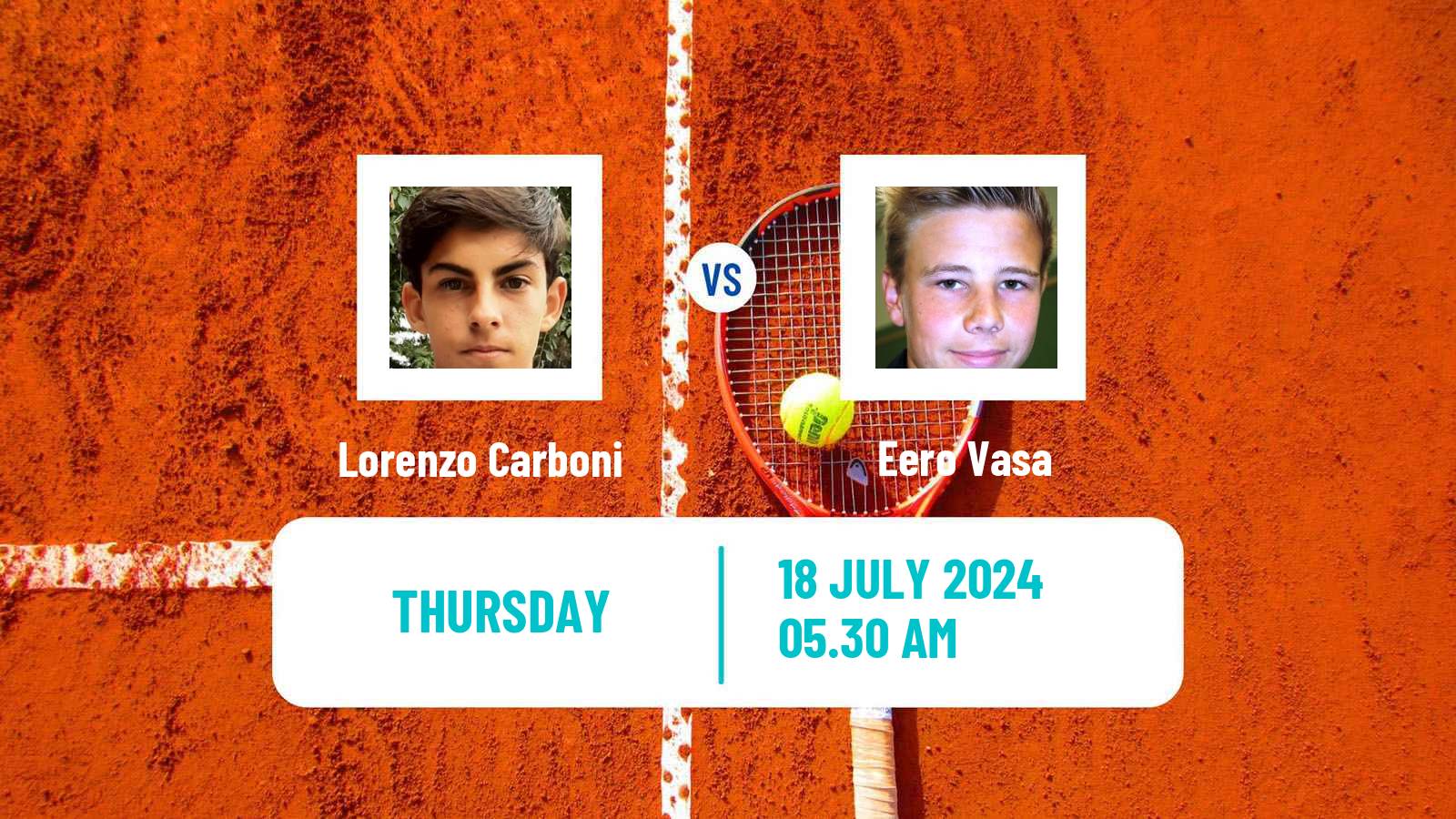 Tennis ITF M15 Slovenska Bistrica Men Lorenzo Carboni - Eero Vasa