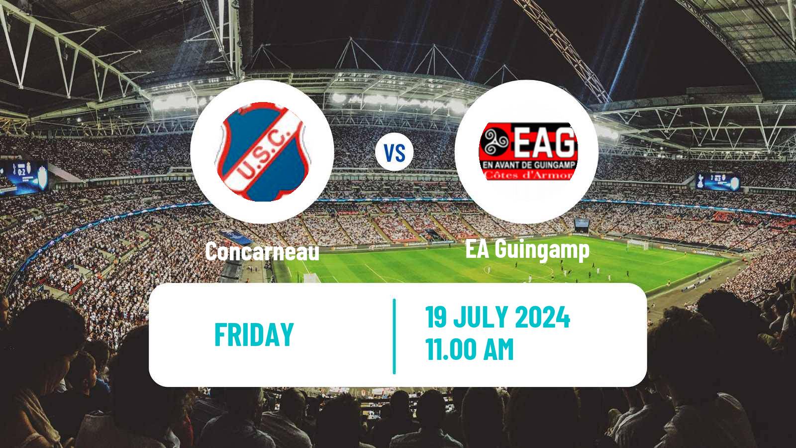 Soccer Club Friendly Concarneau - Guingamp