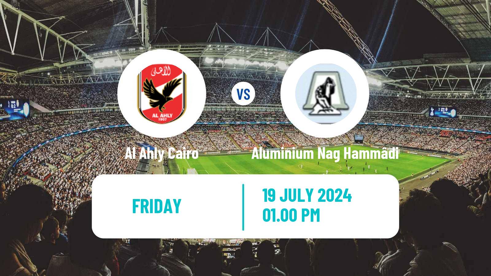 Football Egyptian Cup Al Ahly Cairo - Aluminium Nag Hammâdi
