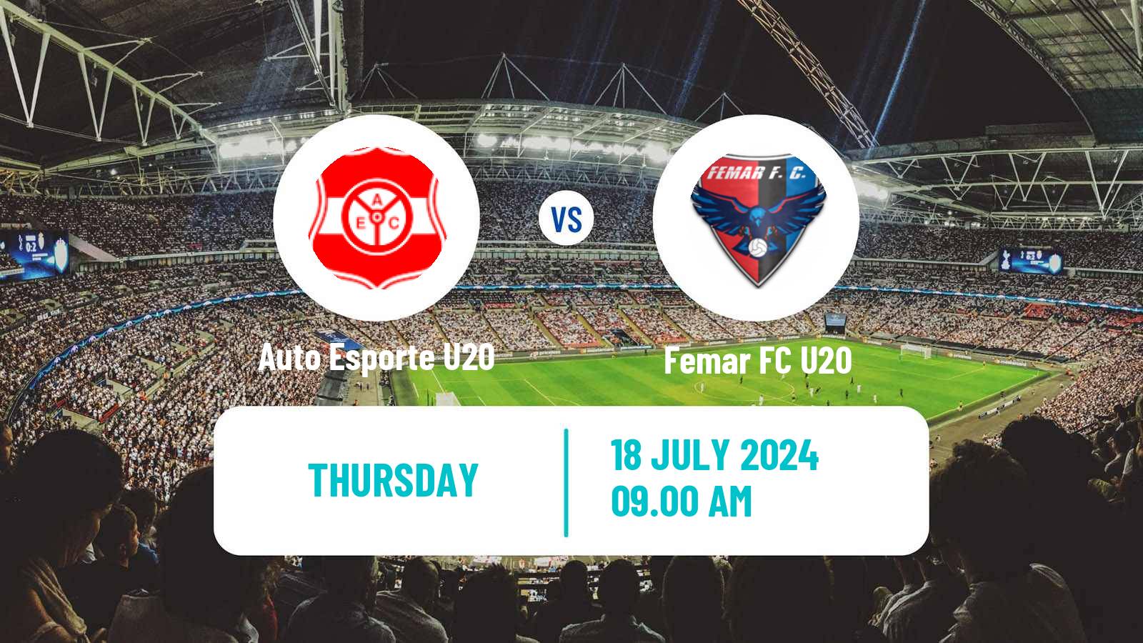 Football Brazilian Paraibano U20 Auto Esporte U20 - Femar U20