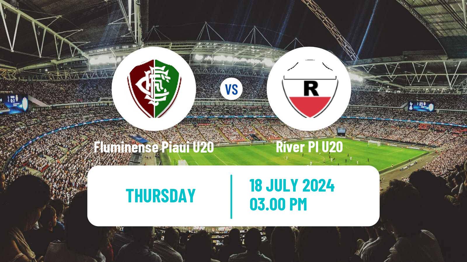 Soccer Brazilian Piauiense U20 Fluminense Piaui U20 - Ríver PI U20