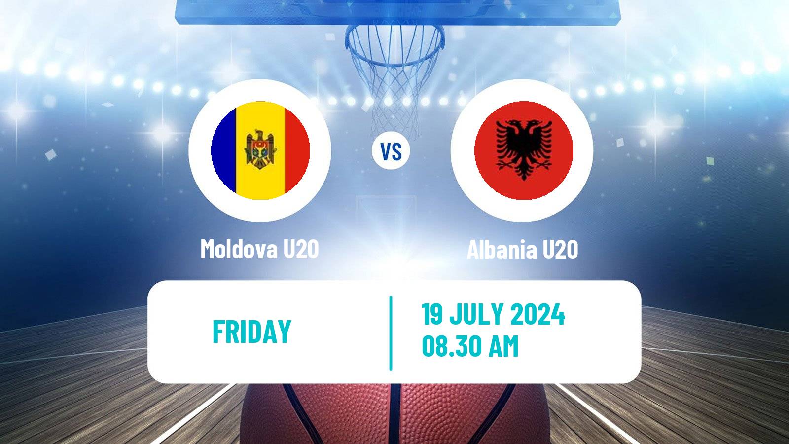 Basketball EuroBasket U20 B Moldova U20 - Albania U20