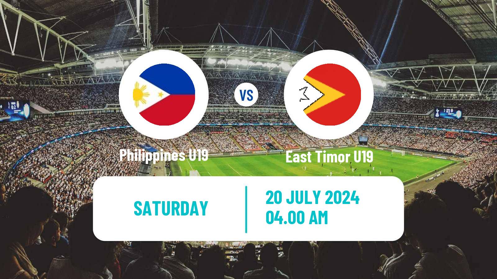 Football AFF Championship U19 Philippines U19 - East Timor U19