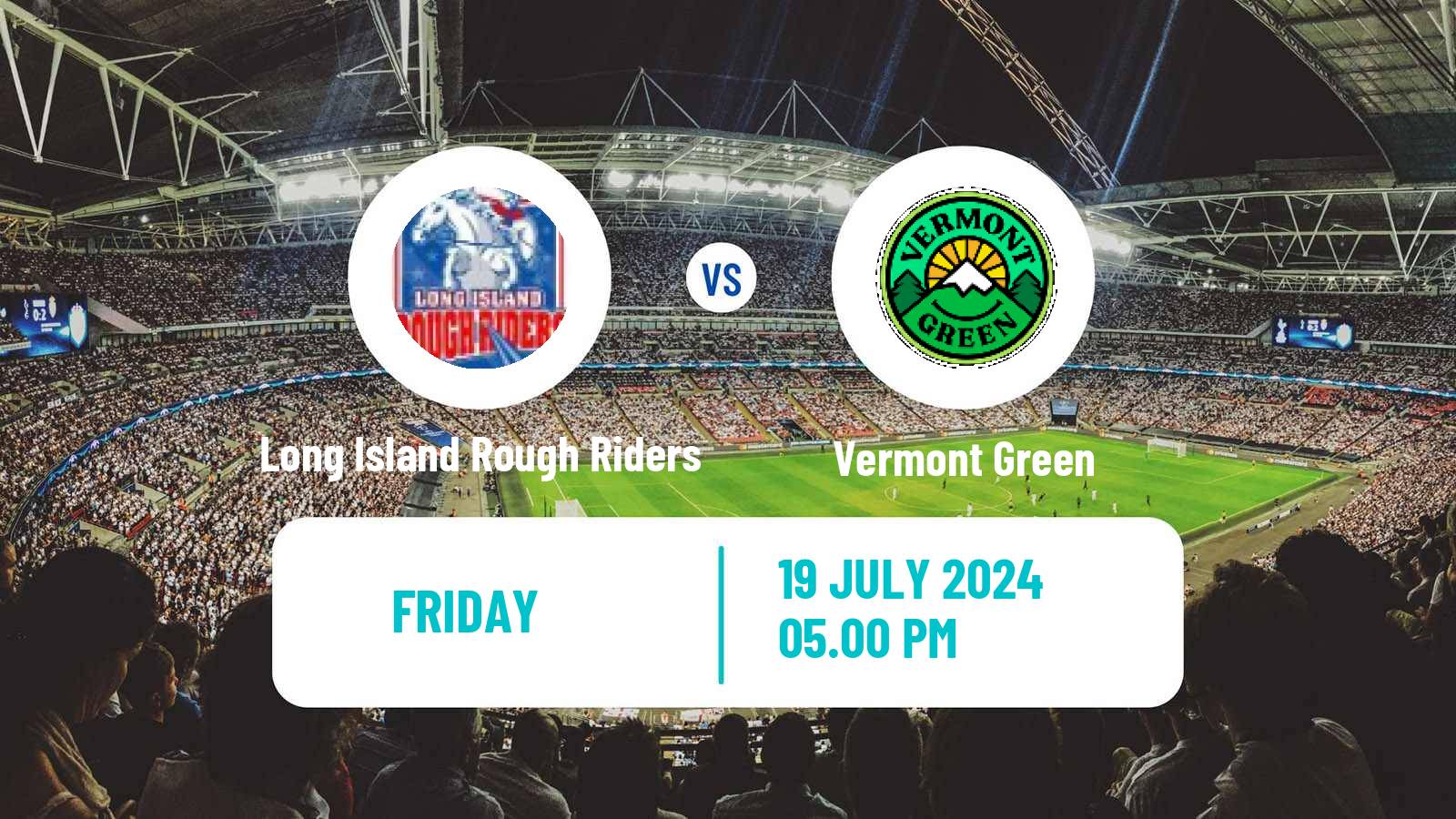 Soccer USL League Two Long Island Rough Riders - Vermont Green