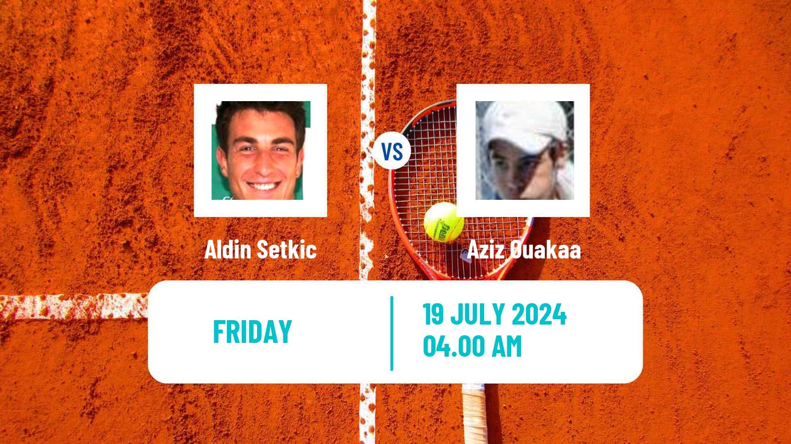 Tennis ITF M15 Monastir 29 Men Aldin Setkic - Aziz Ouakaa