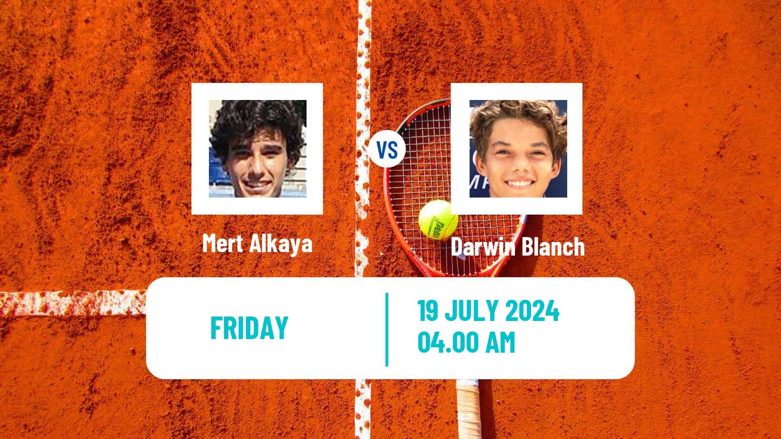 Tennis ITF M15 Monastir 29 Men Mert Alkaya - Darwin Blanch