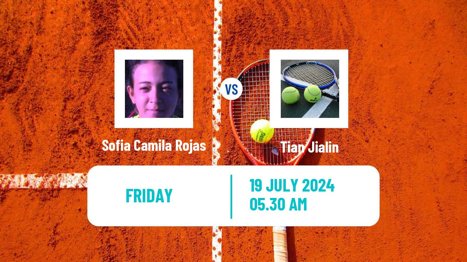 Tennis ITF W15 Monastir 27 Women Sofia Camila Rojas - Tian Jialin