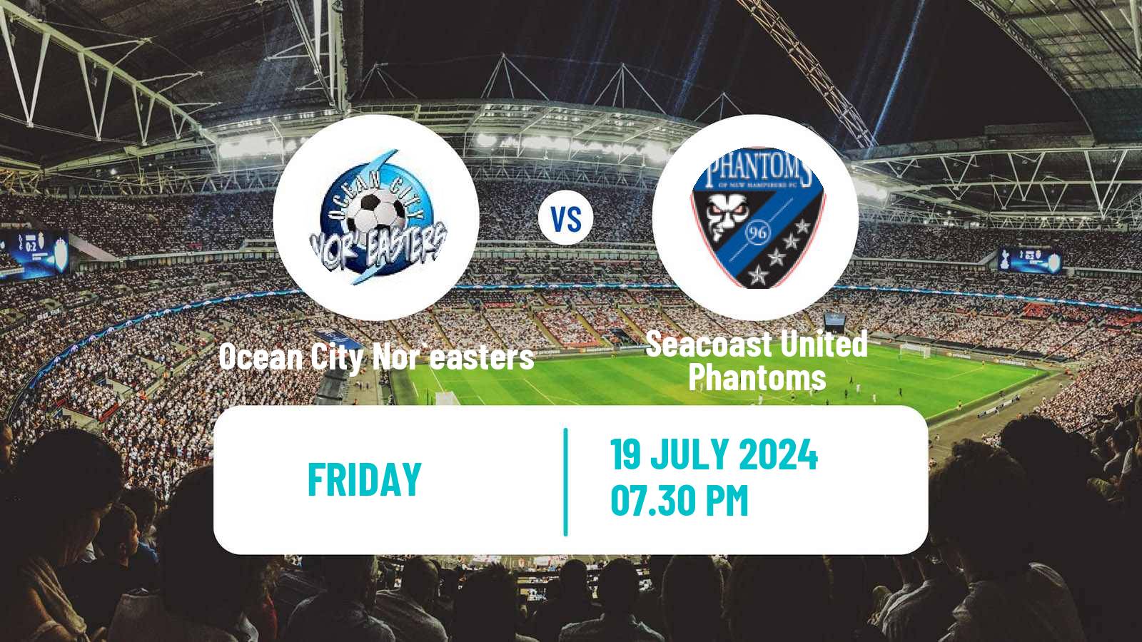 Soccer USL League Two Ocean City Nor`easters - Seacoast United Phantoms