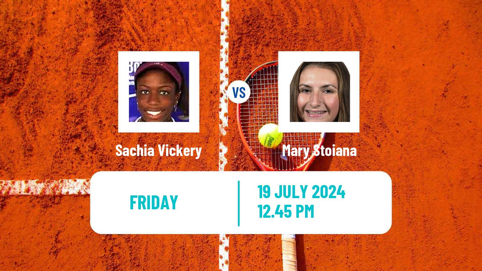 Tennis ITF W75 Evansville In Women Sachia Vickery - Mary Stoiana