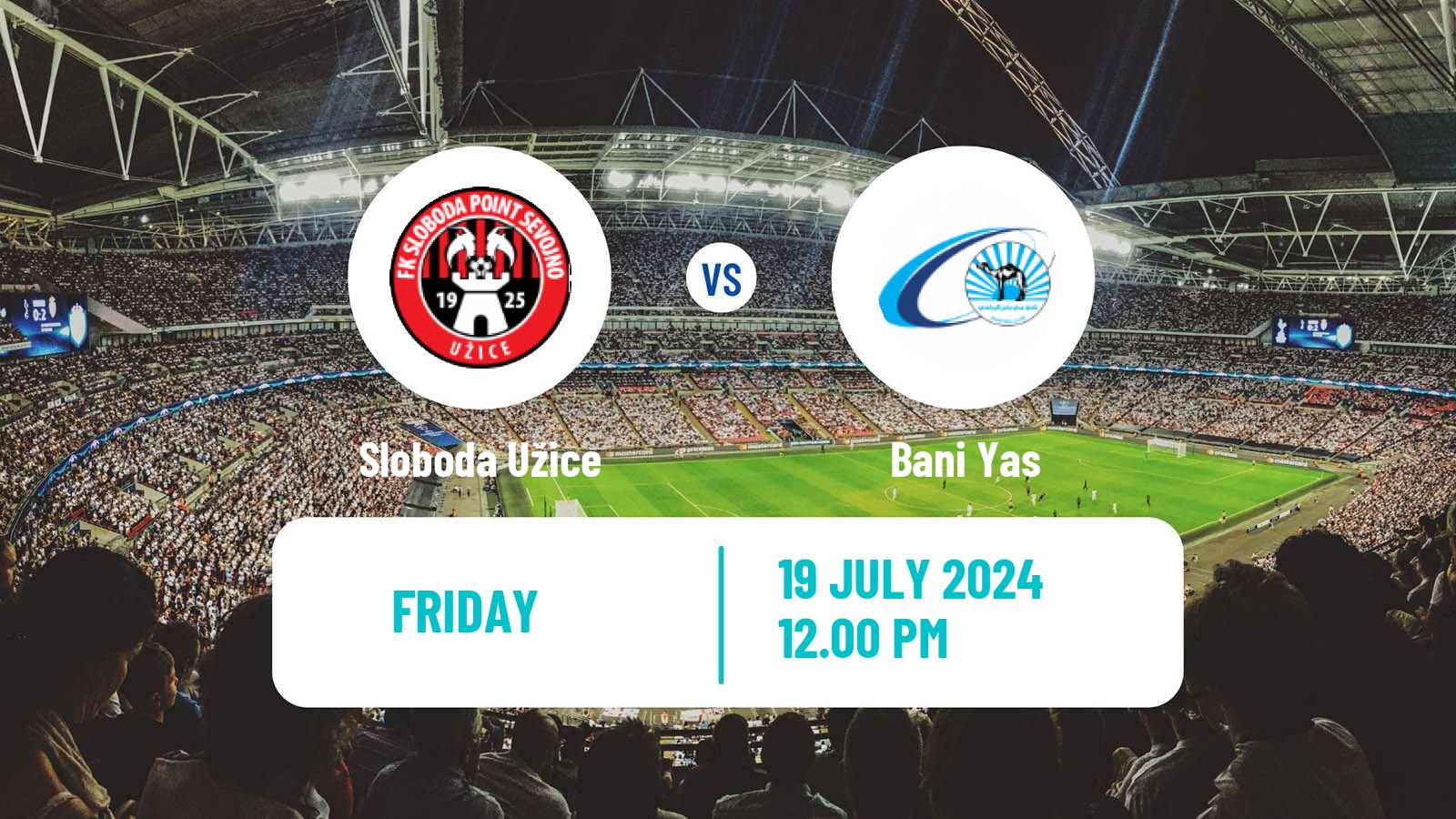 Soccer Club Friendly Sloboda Užice - Bani Yas