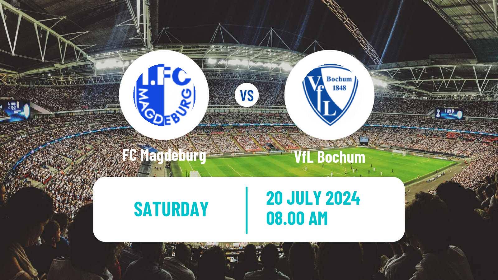 Soccer Club Friendly Magdeburg - Bochum
