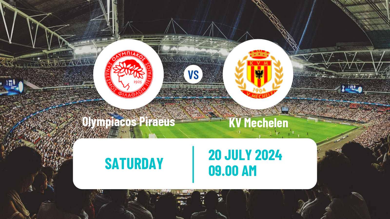 Soccer Club Friendly Olympiacos Piraeus - KV Mechelen