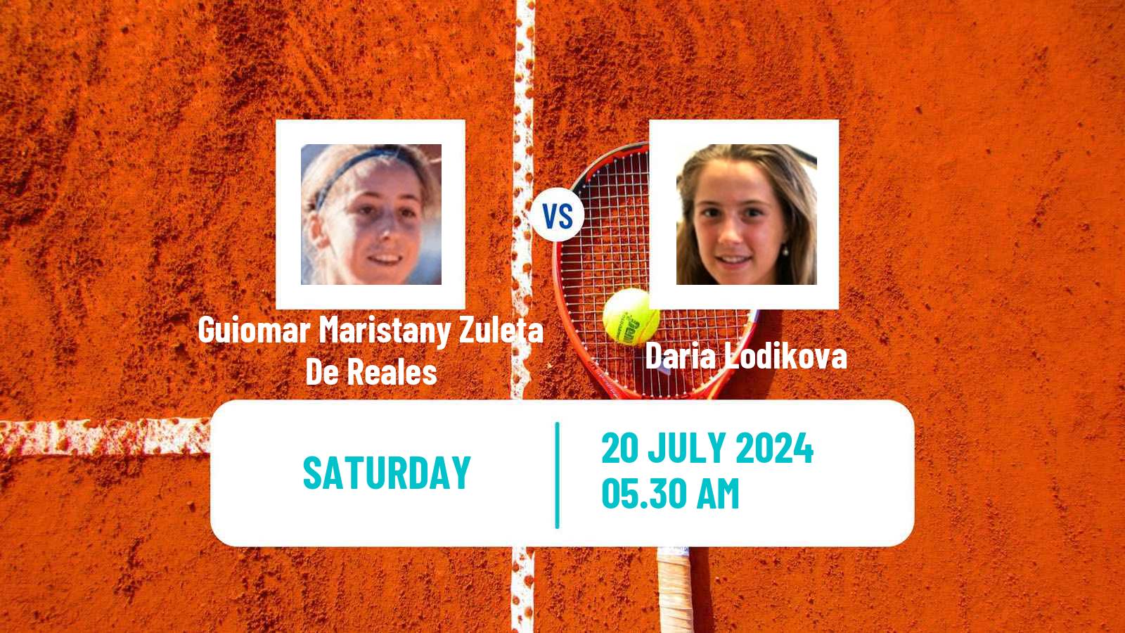 Tennis ITF W35 Torino Women Guiomar Maristany Zuleta De Reales - Daria Lodikova