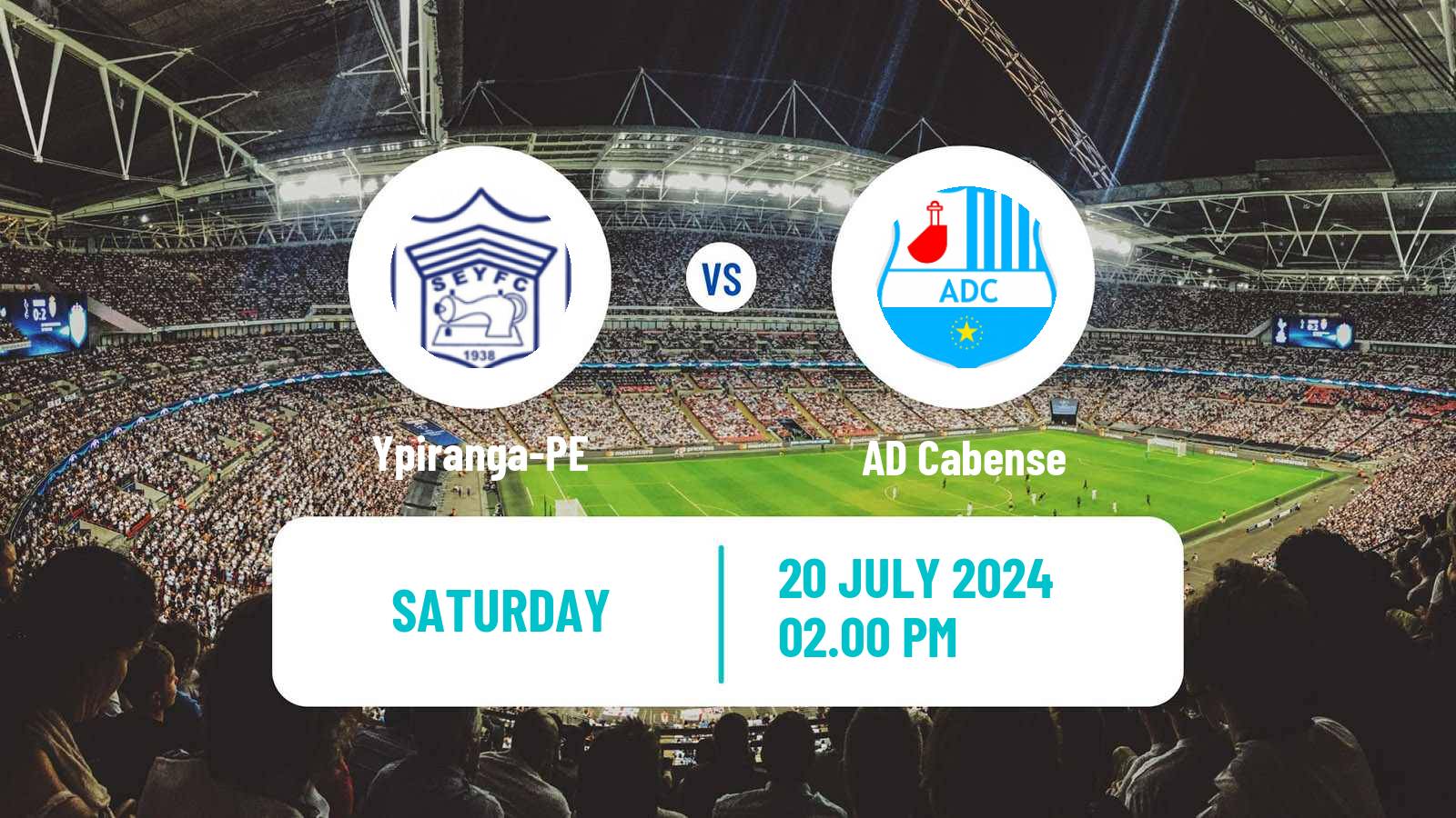 Soccer Brazilian Pernambucano 2 Ypiranga-PE - Cabense
