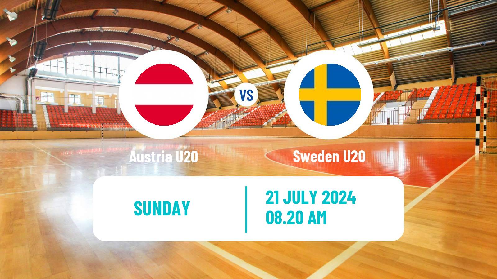 Handball European Championship U20 Handball Austria U20 - Sweden U20