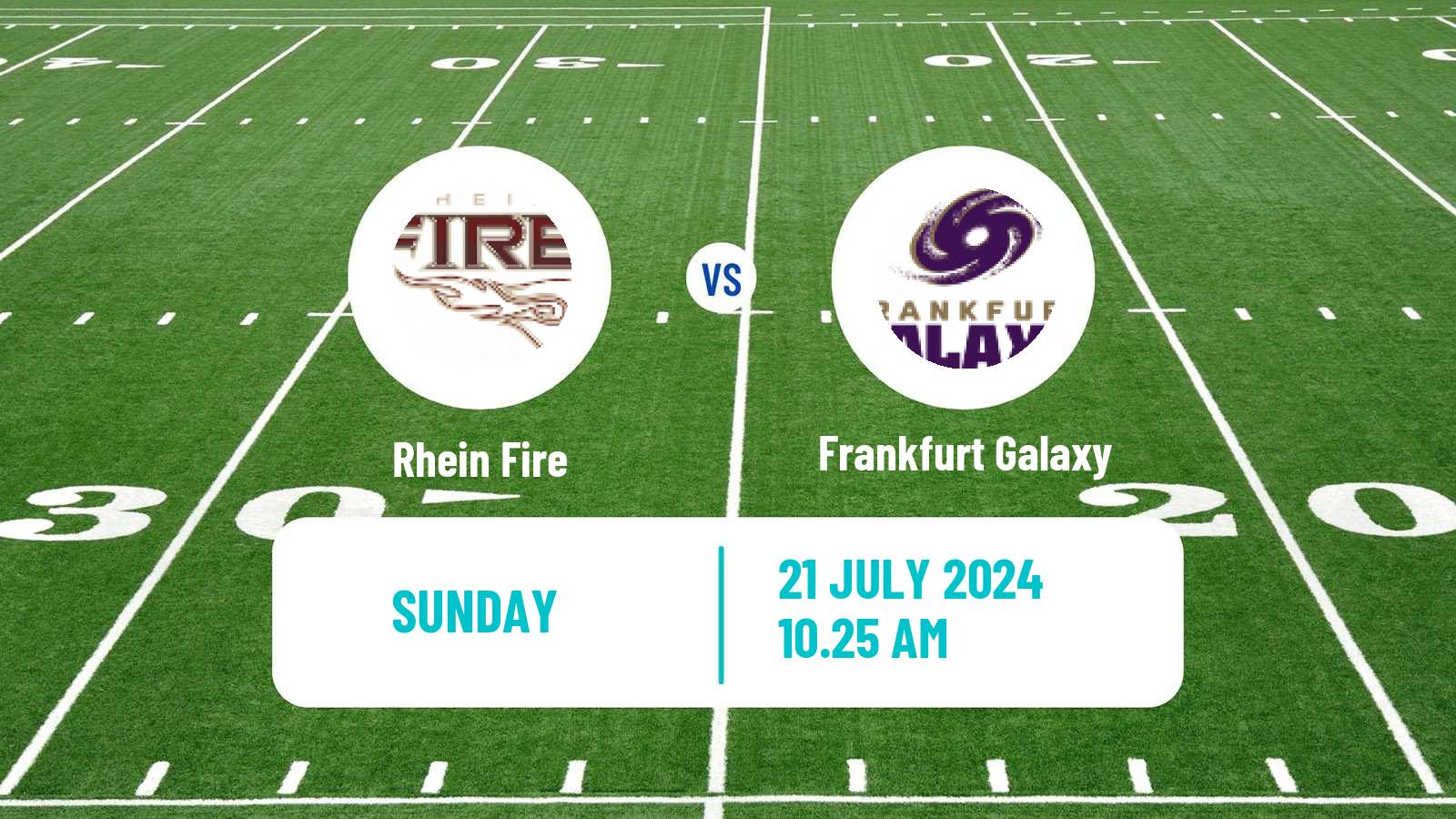 American football European League of American Football Rhein Fire - Frankfurt Galaxy