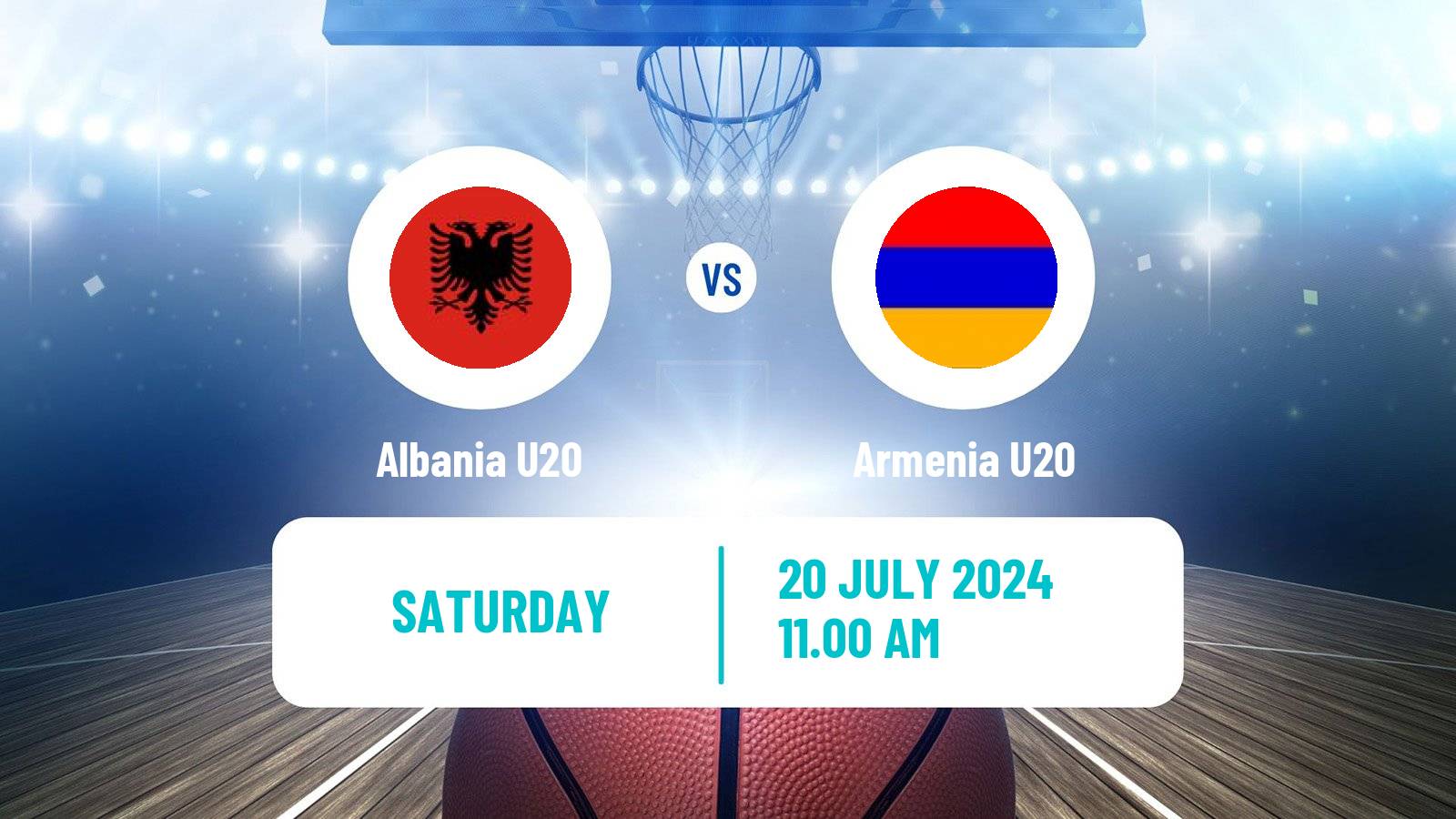 Basketball EuroBasket U20 B Albania U20 - Armenia U20