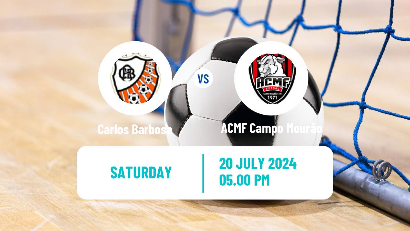 Futsal Brazilian Liga Futsal Carlos Barbosa - ACMF Campo Mourão