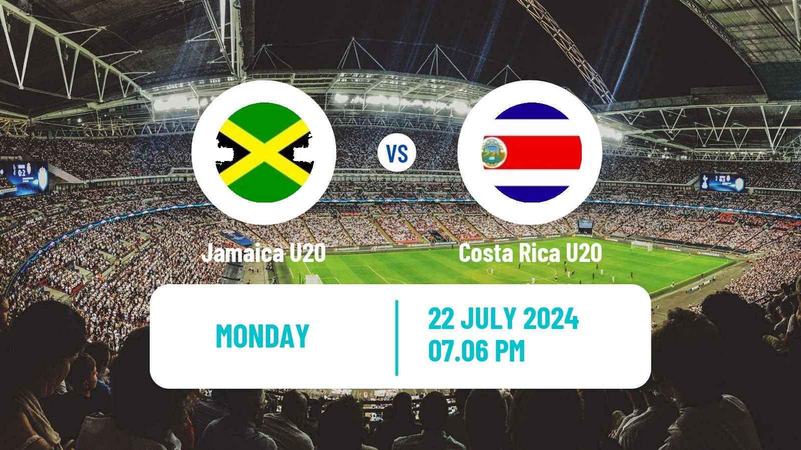 Soccer CONCACAF Championship U20 Jamaica U20 - Costa Rica U20