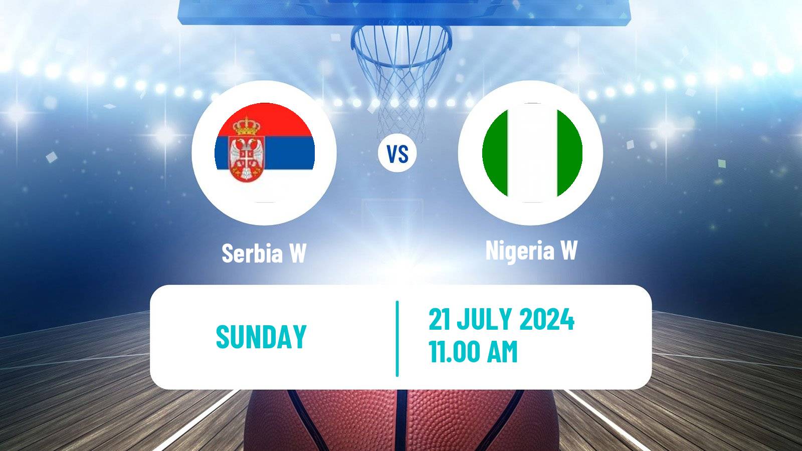 Basketball Friendly International Basketball Women Serbia W - Nigeria W