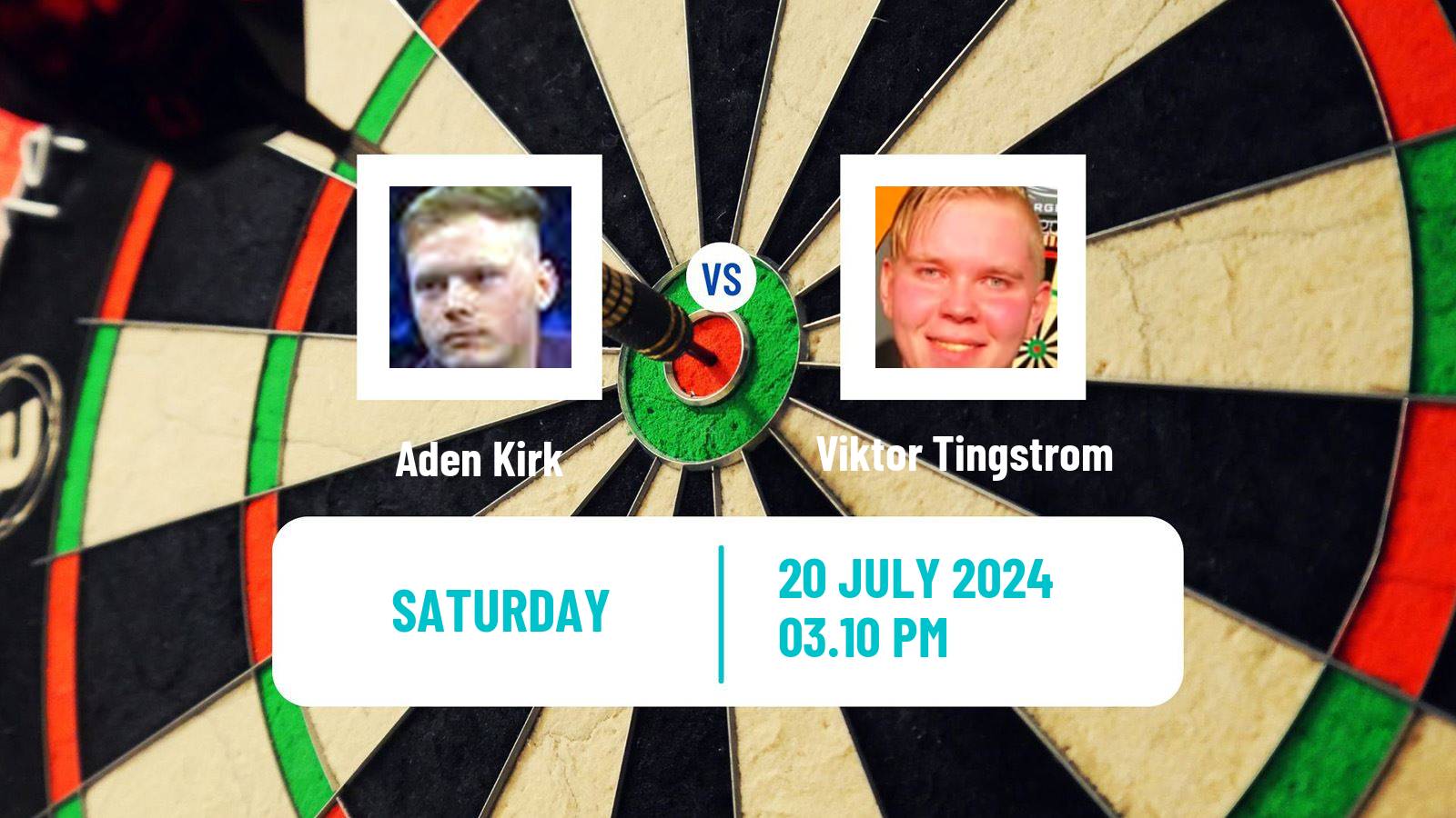 Darts Modus Super Series Aden Kirk - Viktor Tingstrom