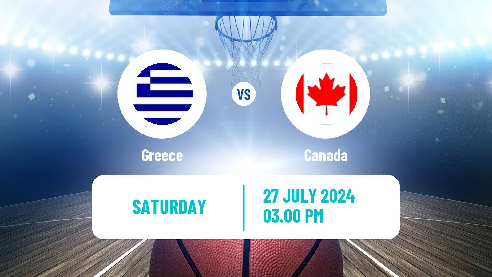 Basketball Olympic Games - Basketball Greece - Canada