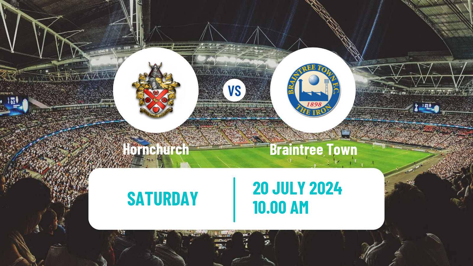 Soccer Club Friendly Hornchurch - Braintree Town