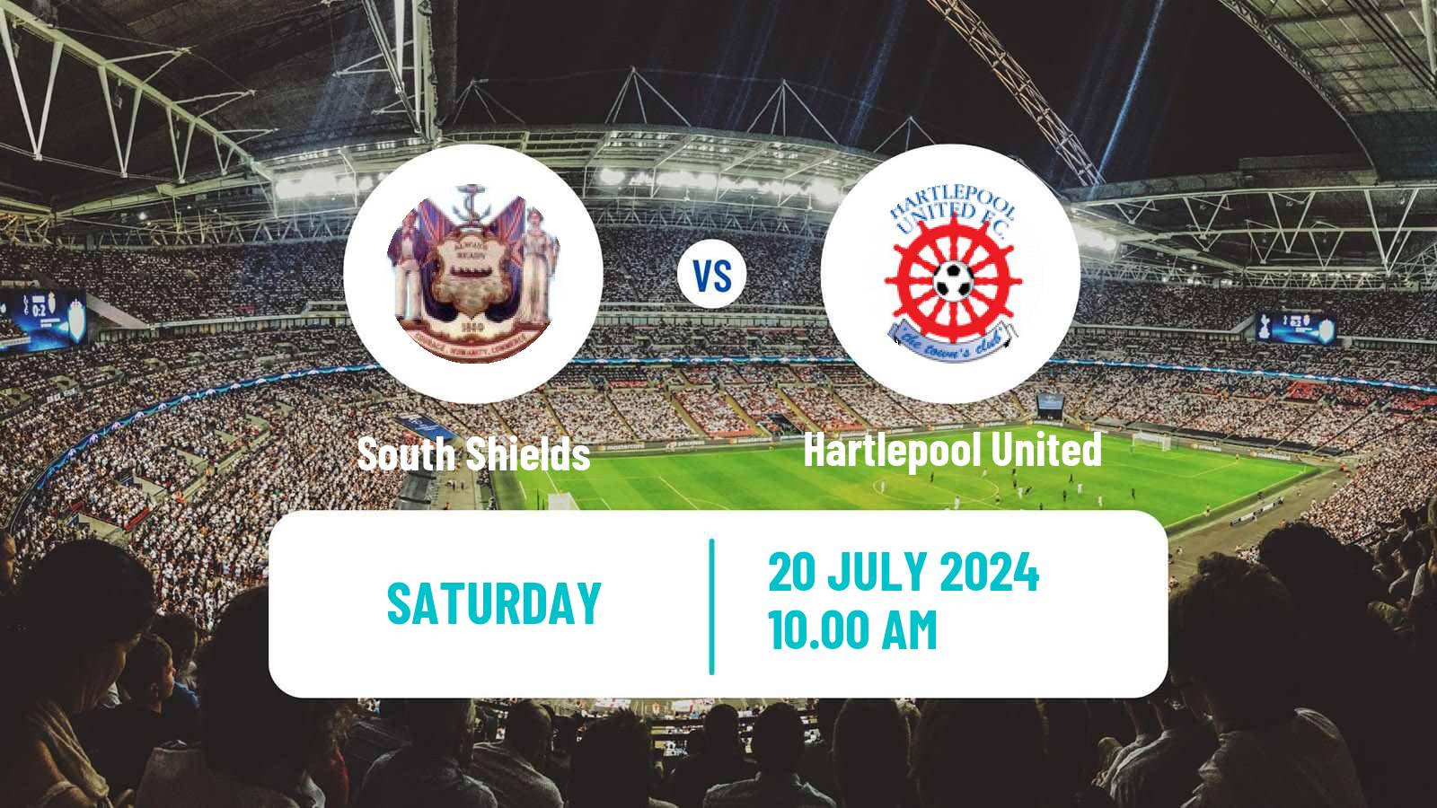 Soccer Club Friendly South Shields - Hartlepool United