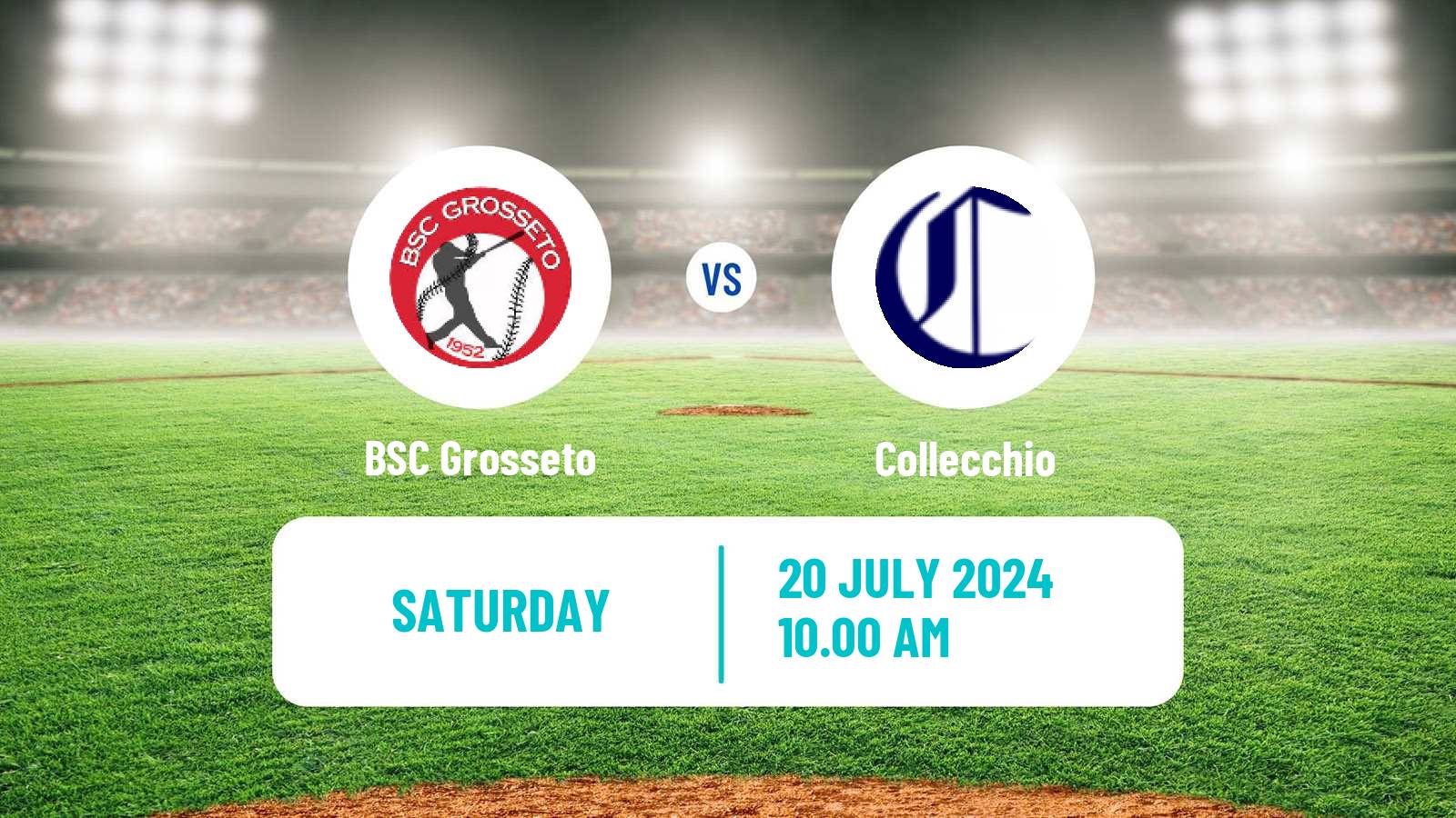 Baseball Italian Serie A1 Baseball BSC Grosseto - Collecchio